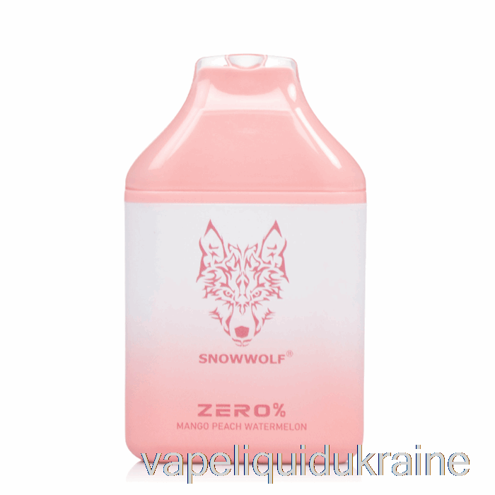 Vape Ukraine Snowwolf Zero 5500 0% Nicotine Free Disposable Mango Peach Watermelon